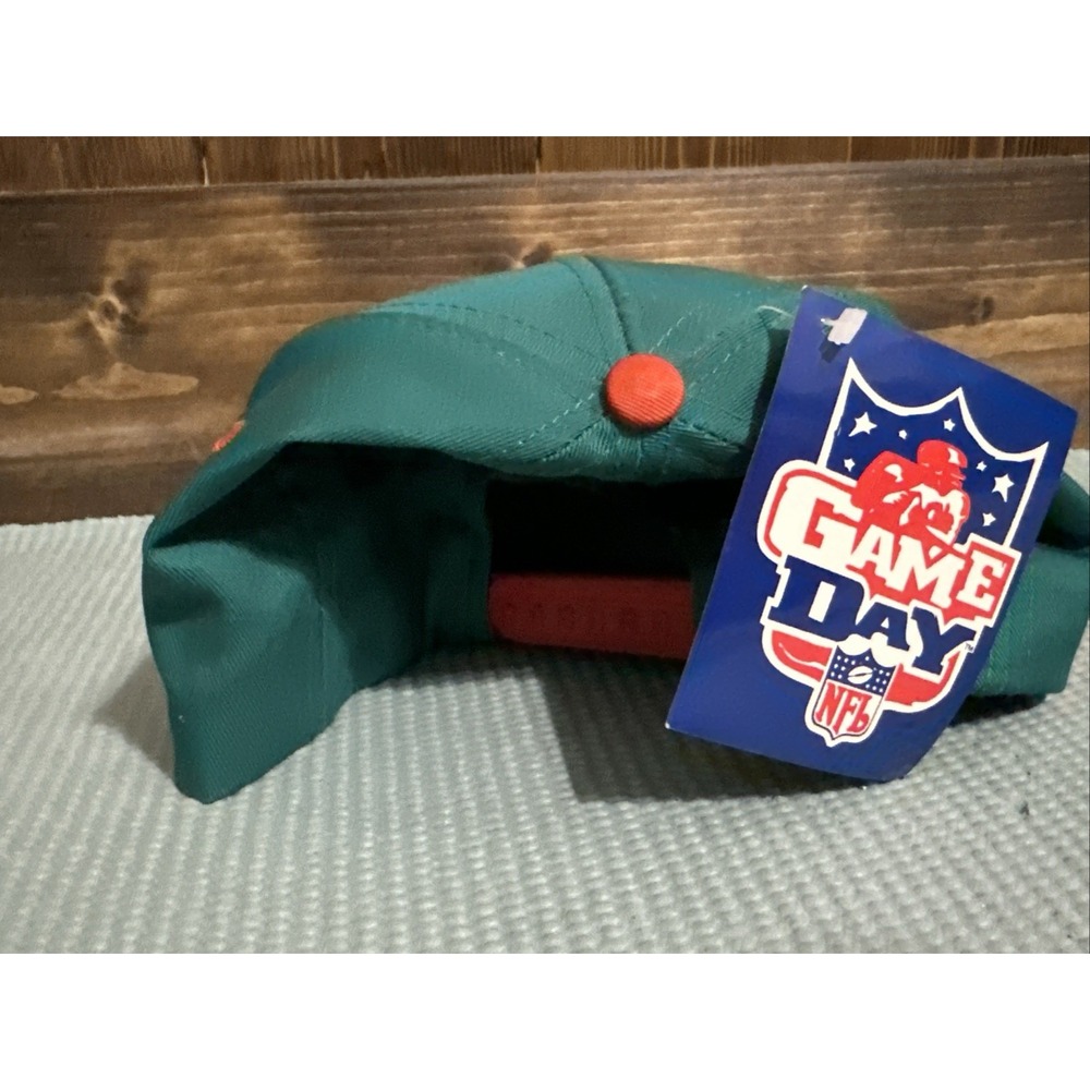 NWT Vintage 90s Logo 7 Team NFL Miami Dolphins SnapBack Hat Sports‎ Football - Picture 9 of 14